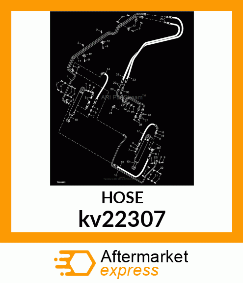 HOSE, HYDRAULIC kv22307