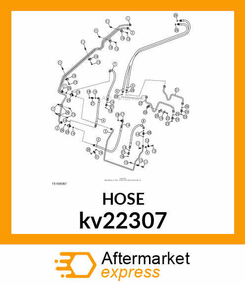 HOSE, HYDRAULIC kv22307