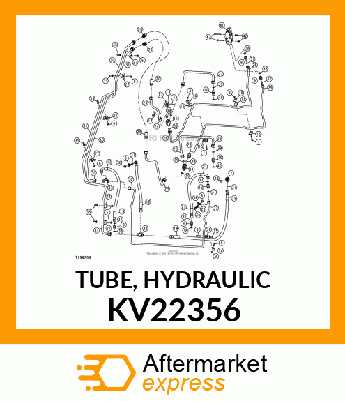 TUBE, HYDRAULIC KV22356