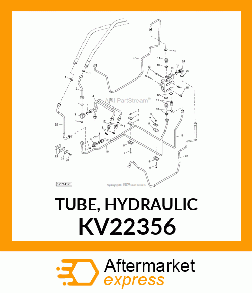 TUBE, HYDRAULIC KV22356