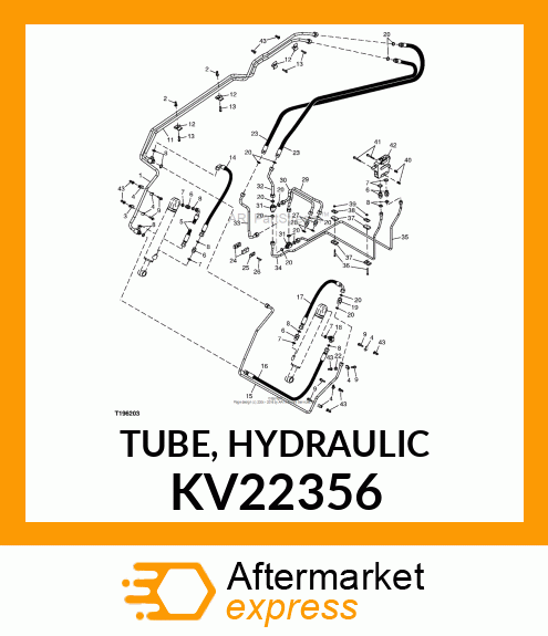 TUBE, HYDRAULIC KV22356