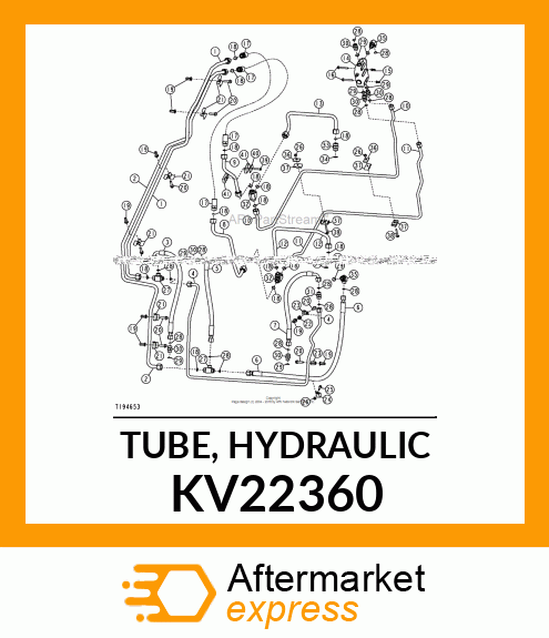 TUBE, HYDRAULIC KV22360