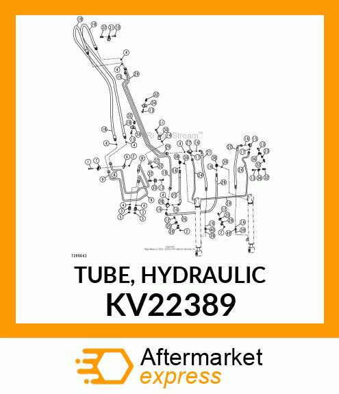 TUBE, HYDRAULIC KV22389