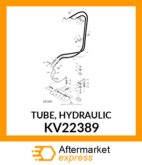 TUBE, HYDRAULIC KV22389