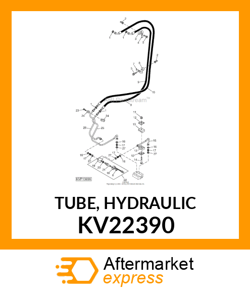 TUBE, HYDRAULIC KV22390