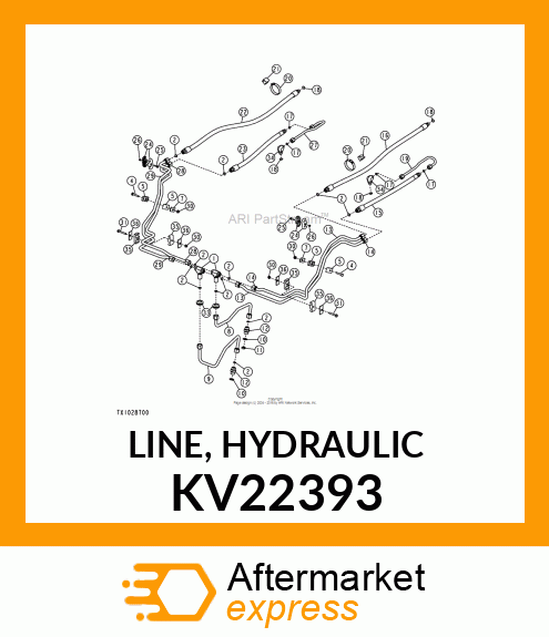 LINE, HYDRAULIC KV22393