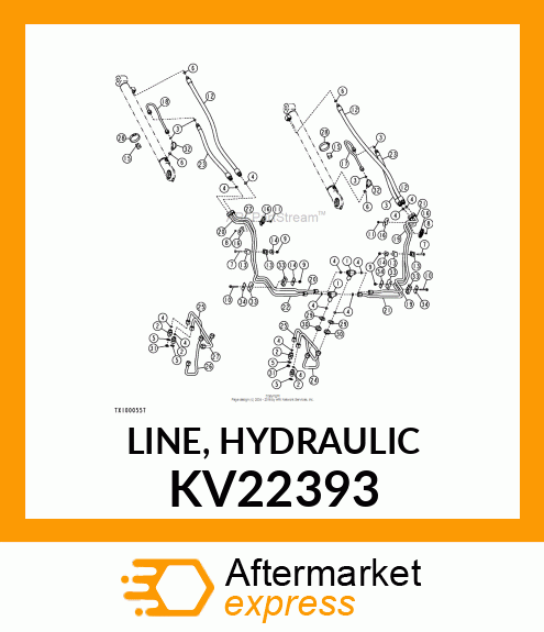 LINE, HYDRAULIC KV22393