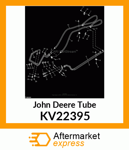 TUBE, HYDRAULIC KV22395