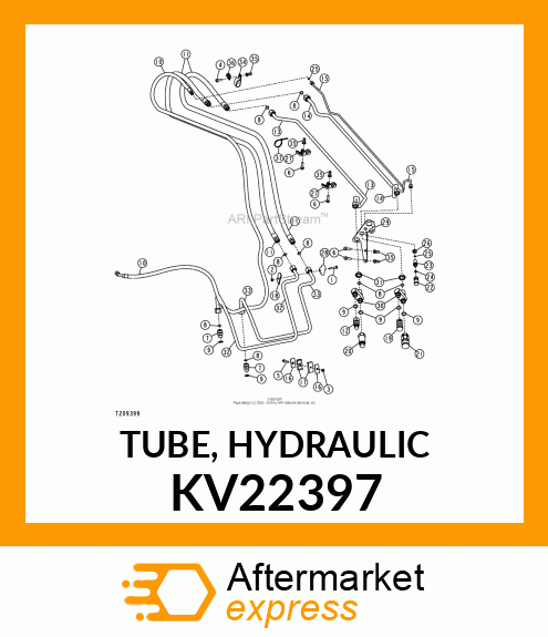 TUBE, HYDRAULIC KV22397