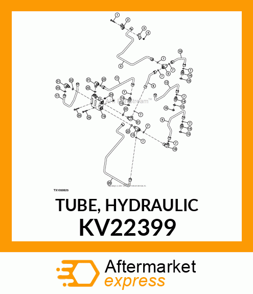 TUBE, HYDRAULIC KV22399