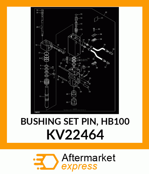 BUSHING SET PIN, HB100 KV22464