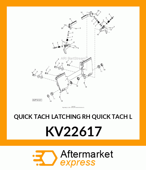 QUICK TACH LATCHING RH QUICK TACH L KV22617