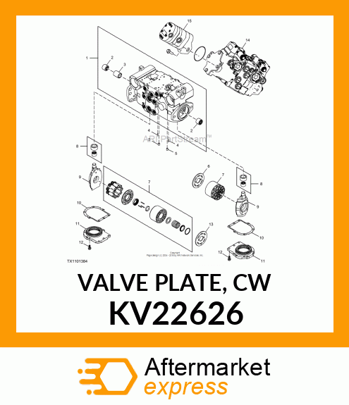 VALVE PLATE, CW KV22626