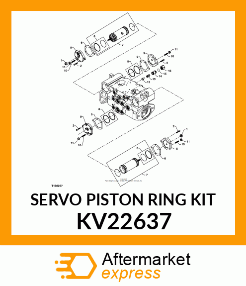 SERVO PISTON RING KIT KV22637