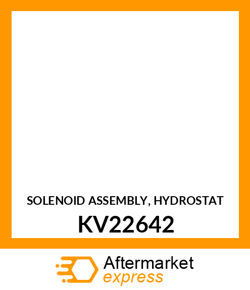 SOLENOID ASSEMBLY, HYDROSTAT KV22642