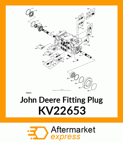 PLUG, HYDROSTAT, ASSEMBLY PLUG, FIT KV22653