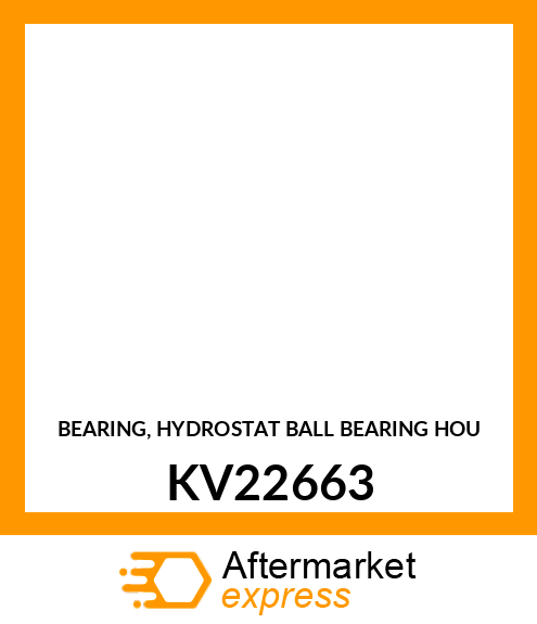 BEARING, HYDROSTAT BALL BEARING HOU KV22663