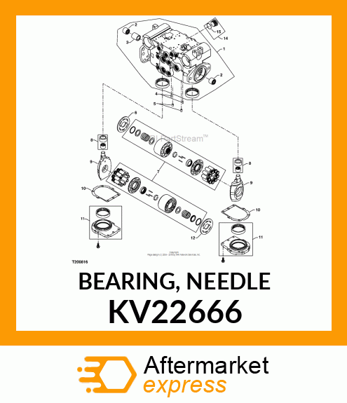 BEARING, NEEDLE KV22666