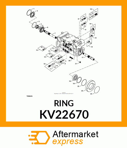 RING, BACKUP, HYDROSTAT KV22670