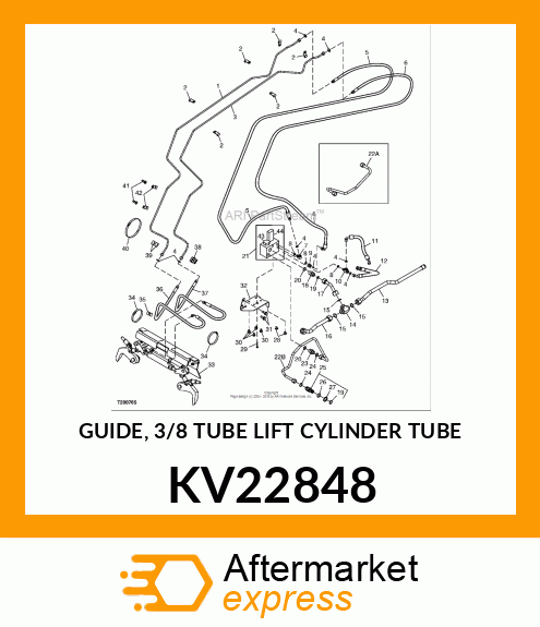 GUIDE, 3/8 TUBE LIFT CYLINDER TUBE KV22848