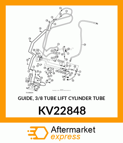 GUIDE, 3/8 TUBE LIFT CYLINDER TUBE KV22848