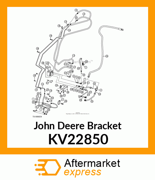 BRACKET, VALVE SUPPORT BRACKET KV22850