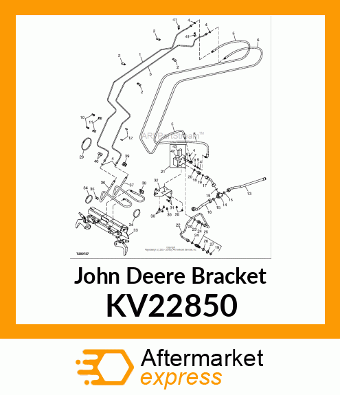 BRACKET, VALVE SUPPORT BRACKET KV22850