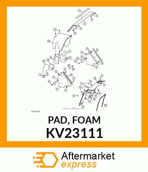 PAD, FOAM KV23111