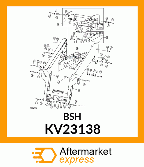 BUSHING BUSHING, FRAME END KV23138