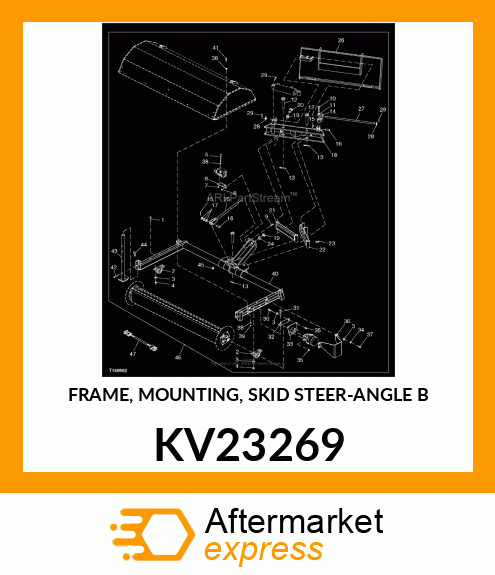 FRAME, MOUNTING, SKID STEER KV23269