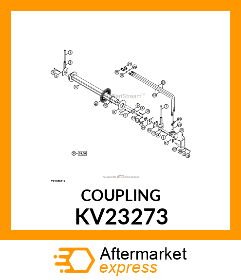 COUPLING, SPLINED HUB, BA72, BA84 KV23273