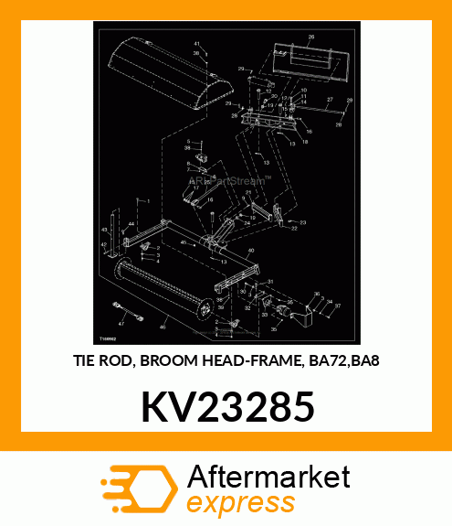 TIE ROD, BROOM HEAD KV23285