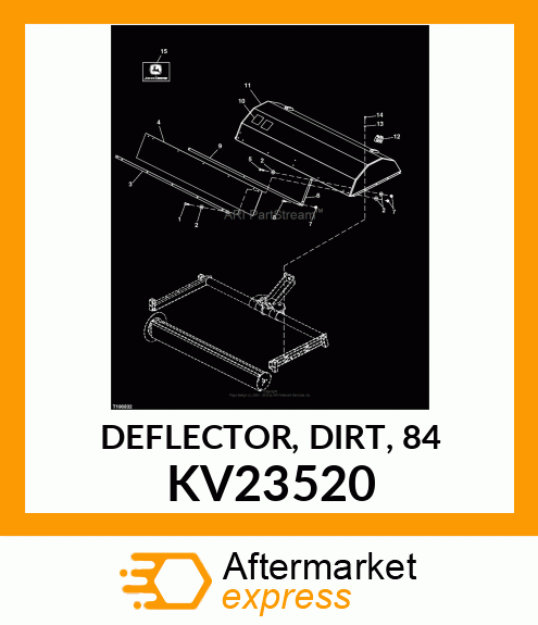 DEFLECTOR, DIRT, 84 KV23520