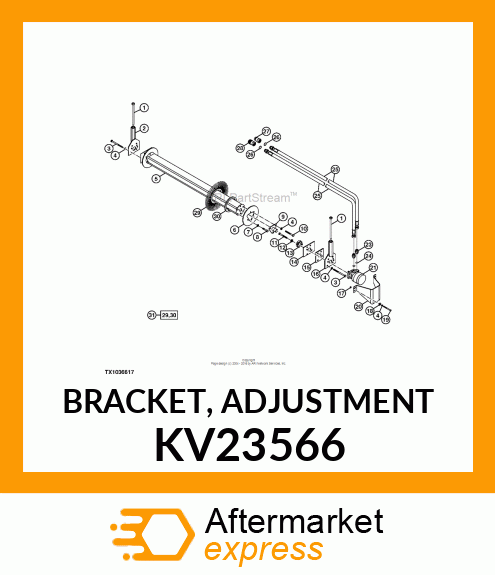 BRACKET, ADJUSTMENT KV23566