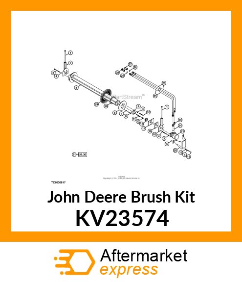 BRUSH KIT, POLY/WIRE COMBO KV23574