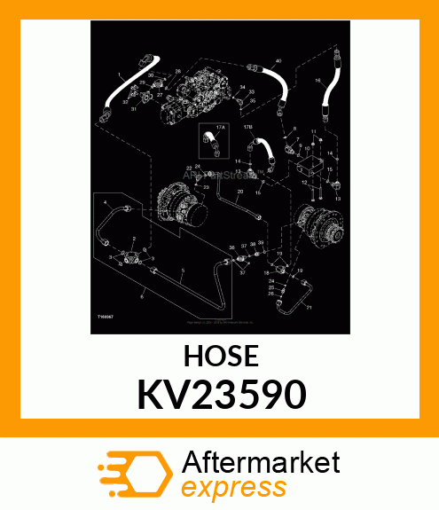 HOSE, HYDRAULIC KV23590