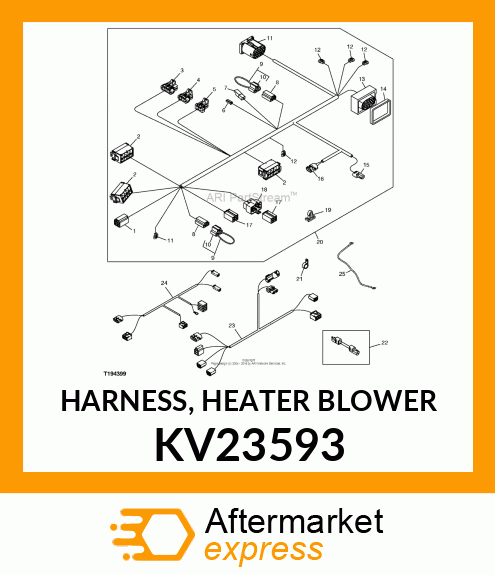 Motor Wiring Harness KV23593