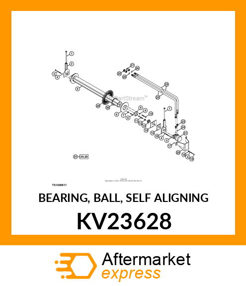 BEARING, BALL, SELF ALIGNING KV23628