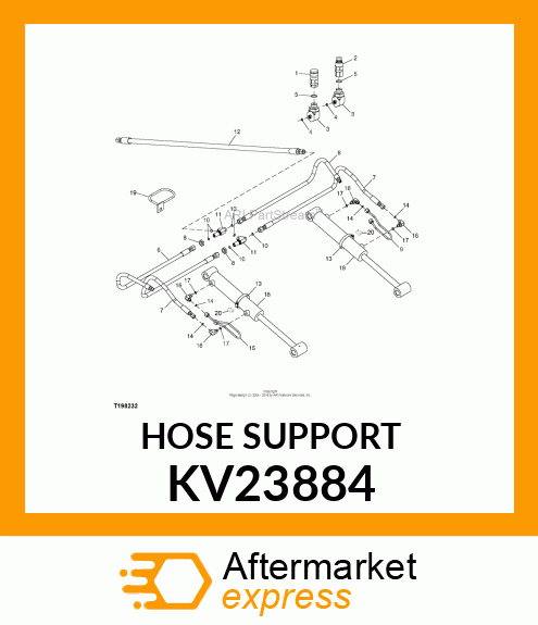 HOSE SUPPORT KV23884