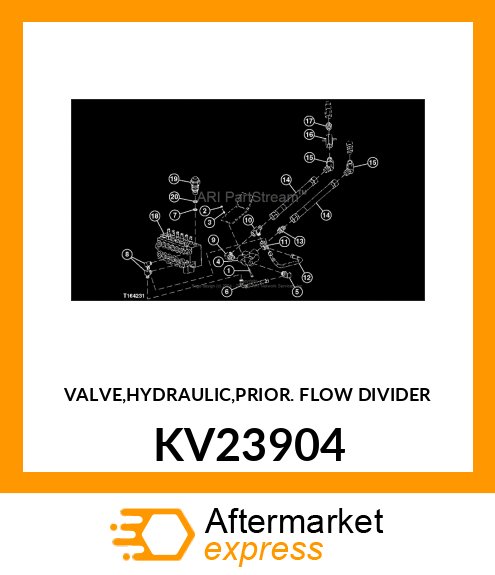 VALVE,HYDRAULIC,PRIOR. FLOW DIVIDER KV23904