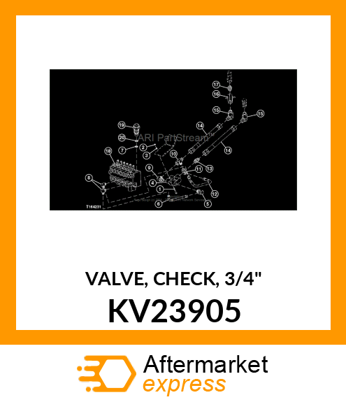 VALVE, CHECK, 3/4" KV23905