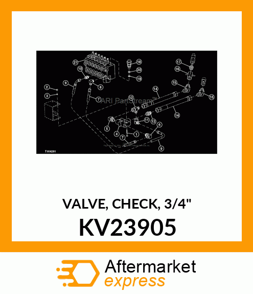 VALVE, CHECK, 3/4" KV23905