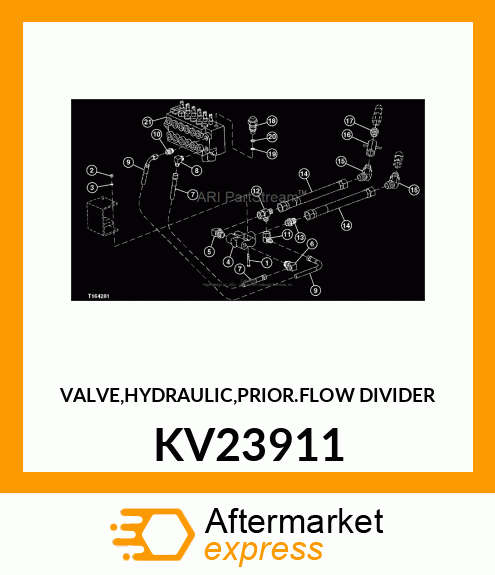 VALVE,HYDRAULIC,PRIOR.FLOW DIVIDER KV23911