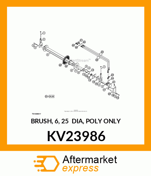 BRUSH KIT, POLY KV23986