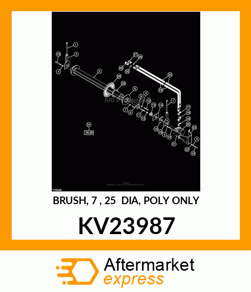 BRUSH KIT, POLY KV23987