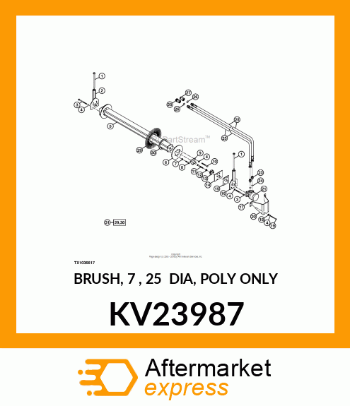 BRUSH KIT, POLY KV23987