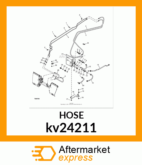 HOSE, HYDRAULIC kv24211