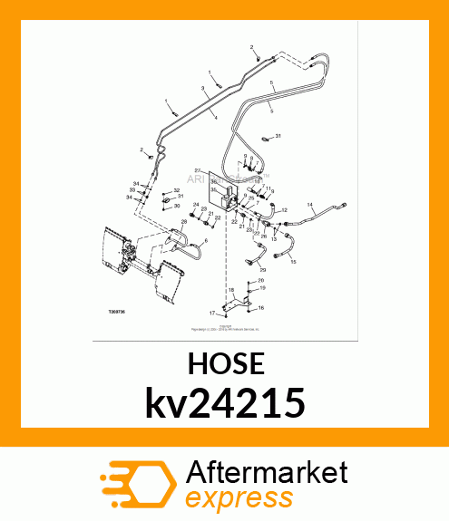 HOSE, HYDRAULIC kv24215