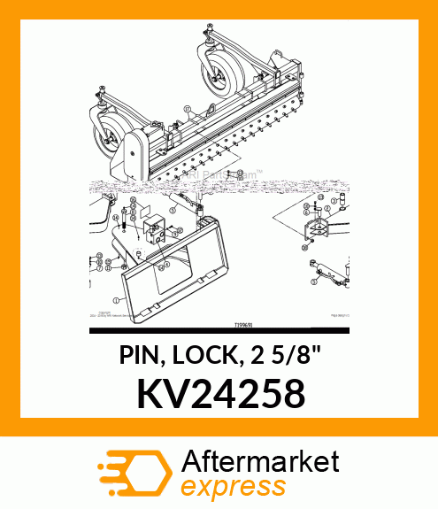 PIN, LOCK, 2 5/8" KV24258