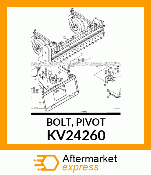 BOLT, PIVOT KV24260